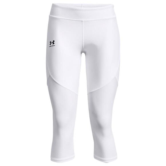 Under Armour Other - Under Armour Womens HeatGear Team 3/4 Leggings White Large
